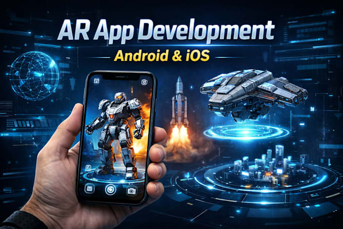 develop augmented reality app camera app vr ar game app lindar scanner app