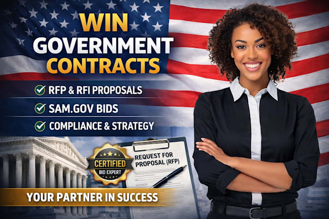 secure and win government contract, bid proposal, grant writing