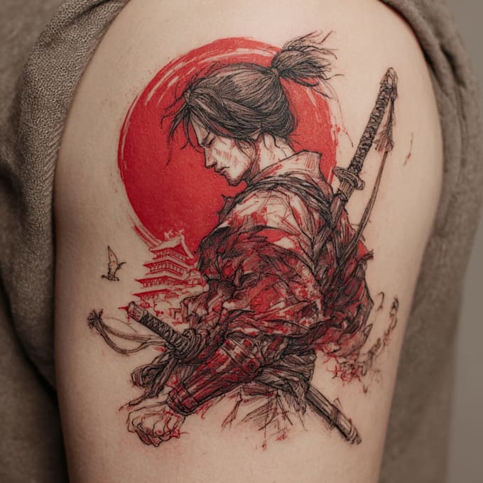 make a traditional japanese irezumi tattoo