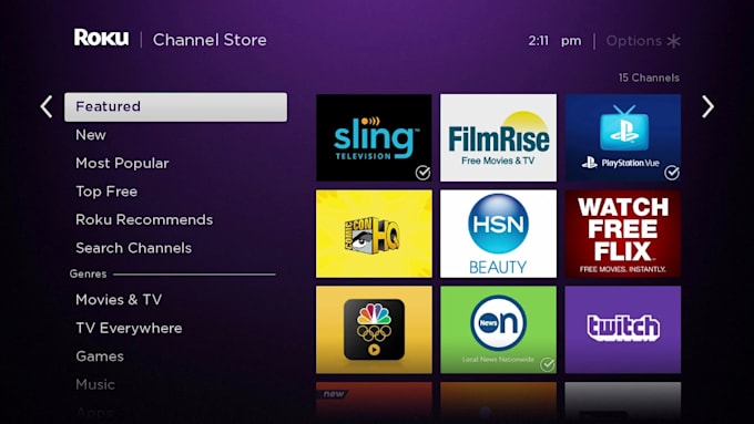 develop professional roku channel, roku app, firestick channel