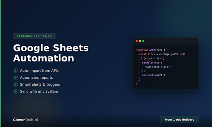 automate your google sheets with apps script or python
