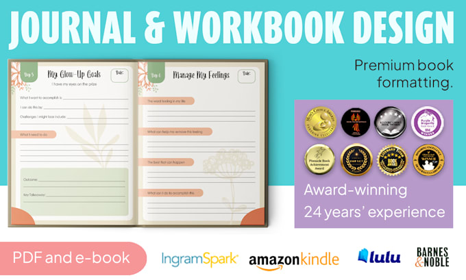 design your journal or workbook