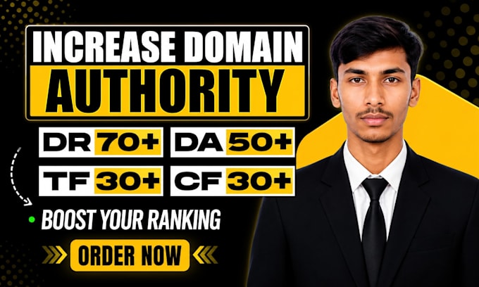 build high authority backlinks to increase domain authority
