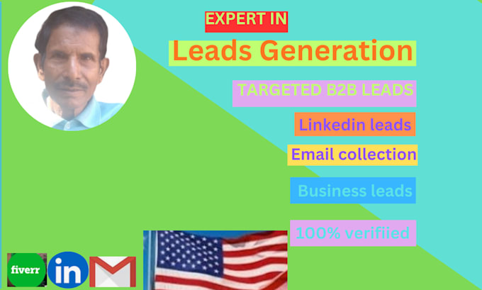 do b2b and linkedin lead generation with email list