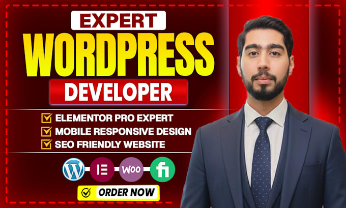 build a wordpress business website with elementor pro