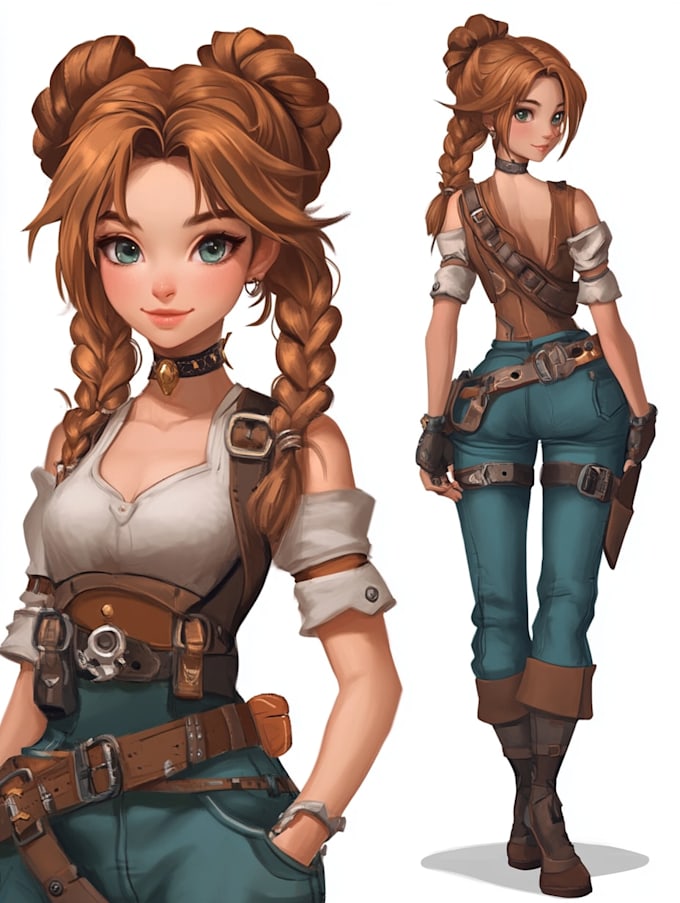 draw 2d game character or 2d game character