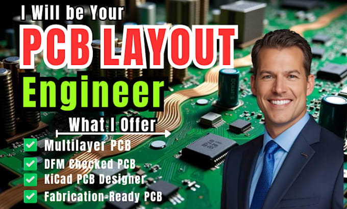 custom pcb design layout gerber files with 3d pcb for projects