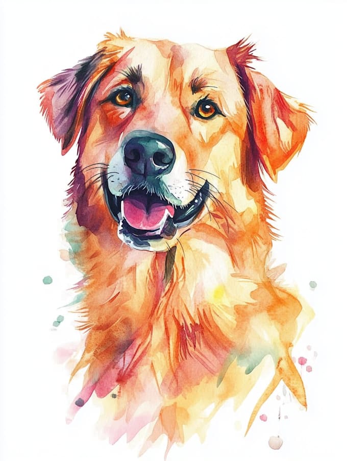 draw amazing pet portrait