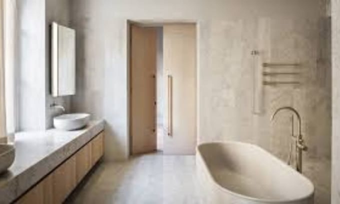 do 3d interior design for kitchen, bathroom, dining, bedroom, living room design