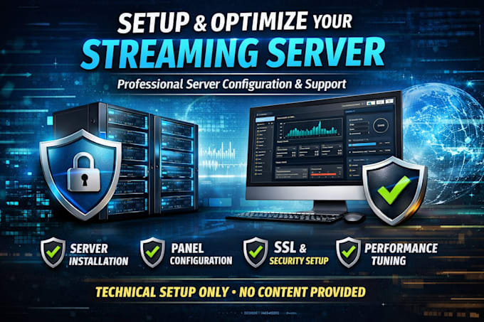 setup, troubleshoot and optimize your streaming server professionally