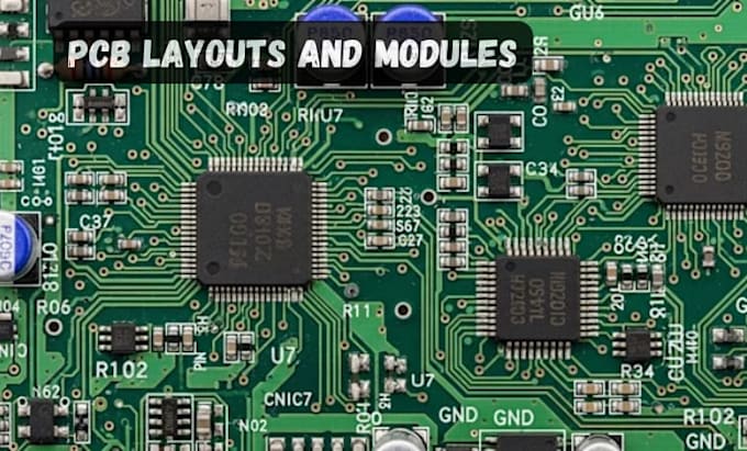 design pcb layout and modules, iot hardware, and microcontroller firmware