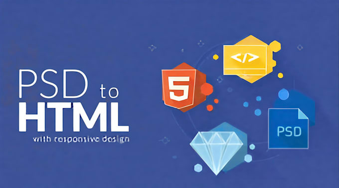 fix HTML CSS issues or convert PSD to responsive HTML fast