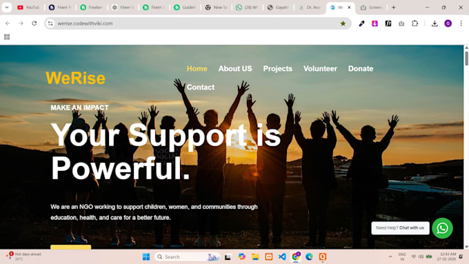 design a modern wordpress website