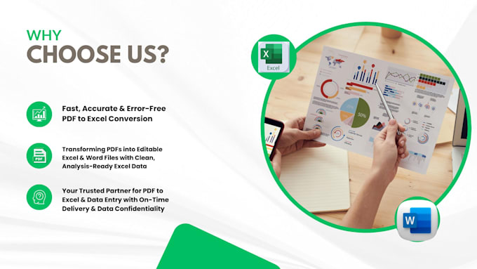 convert PDF to excel with data entry and excel cleaning
