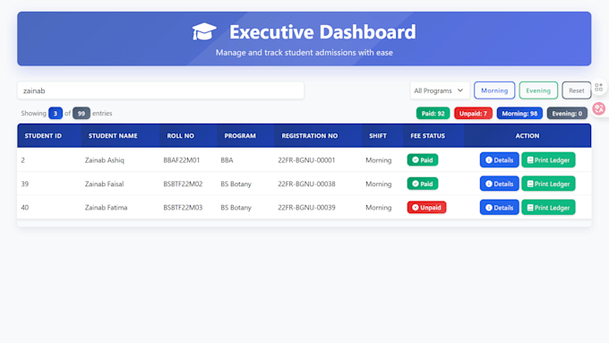 create a full stack web and mobile app solution