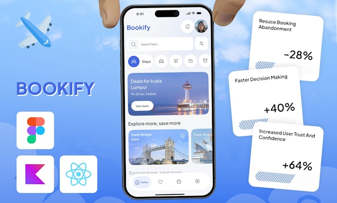 develop a secure fintech mobile app using react native