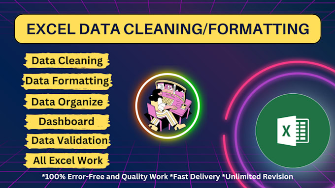 clean, format, merge, and split excel data