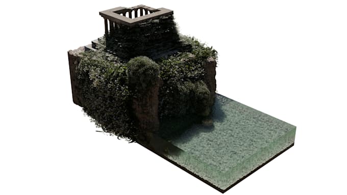 create 3d environments and level design for games