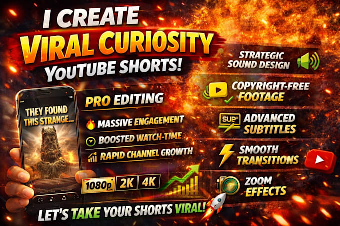 create viral curiosity shorts for youtube