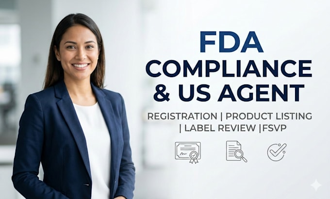 Manage fda registration us agent and product compliance for your brand ...