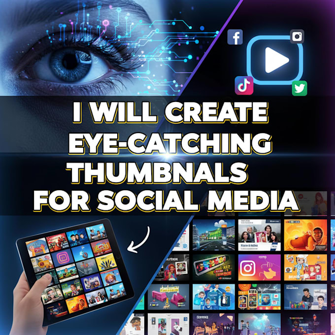 do eye catching social media thumbnail