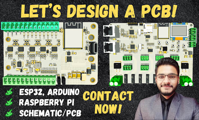 design schematic and pcb layout for the circuit