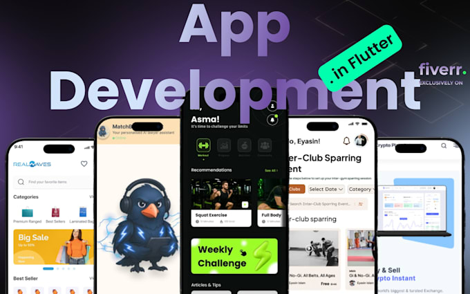 develop a scalable mobile app for android and ios using flutter