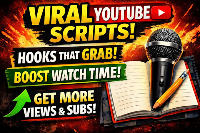 write viral youtube scripts with strong hooks and storytelling