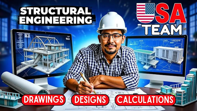 do professional structural analysis and design for concrete steel and timber str