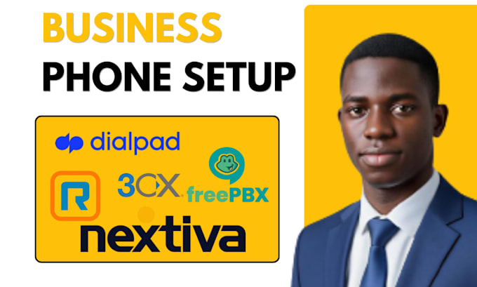 setup ringcentral 3cx nextiva dialpad freepbx phone system