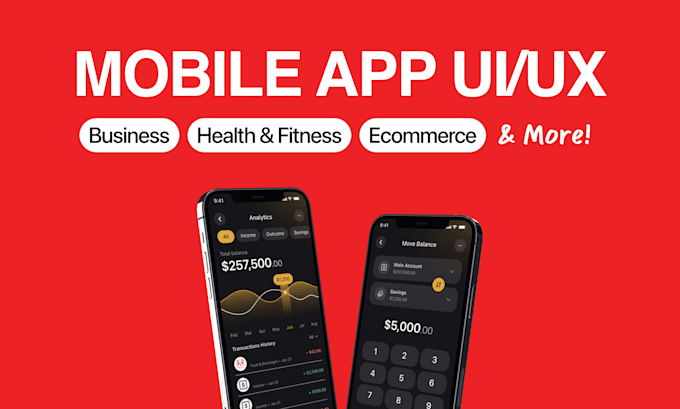 do mobile app ui ux design figma website design web app ui ux design
