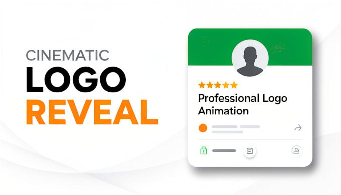 create premium modern logo reveal