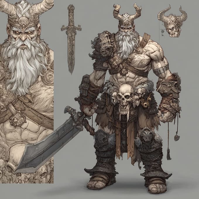 design a concept art character or object