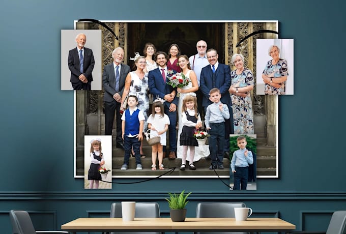 add a missing or deceased loved one to your photo
