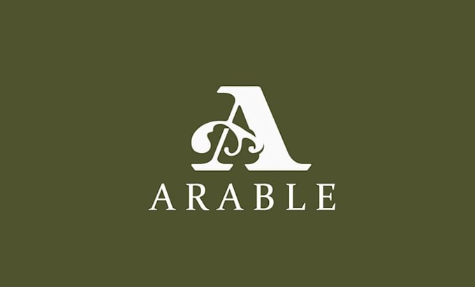 design wordmark text arable capital logo