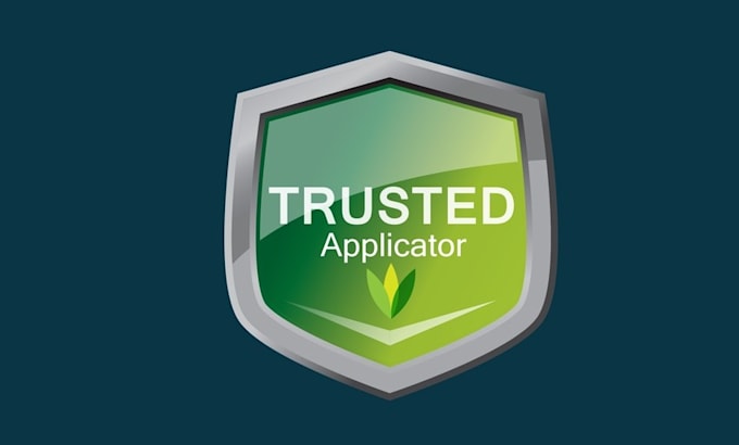 create exceptional trusted applicator logo