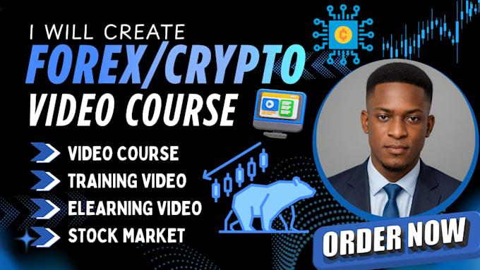 create forex and crypto trading video course, tutorials, elearning, pictures