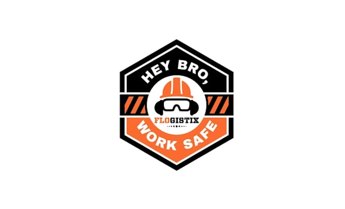 design monogram employee safety campaign logo