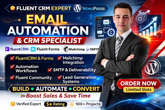 create fluent crm forms community wordpress mailchimp email marketing automation