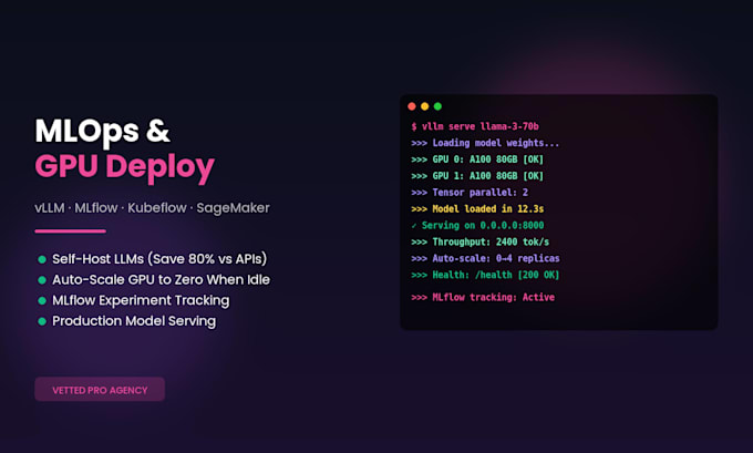 set up your ml infrastructure, mlops pipeline, and GPU deployment