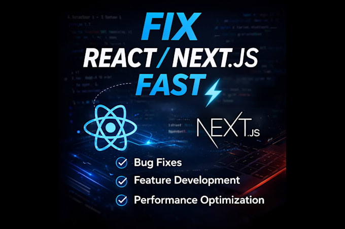 fix urgent bugs in your react or nextjs app fast
