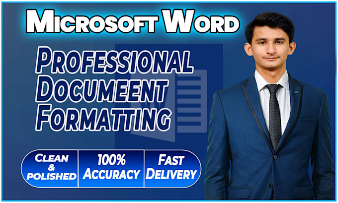 create professional word document, design, or redesign with perfect formatting