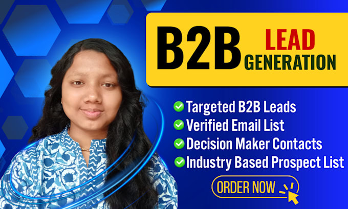 provide b2b lead generation and build verified email list