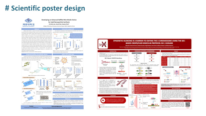 design scientific presentations or posters in biorender and pptx