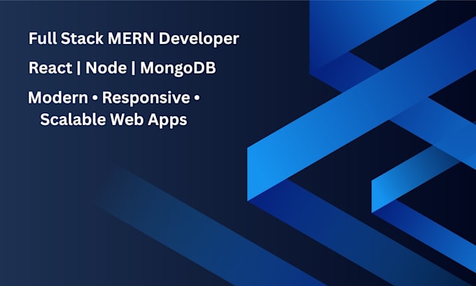 build mern stack web application using react and node js