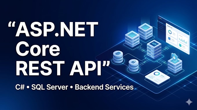 Crear una api web asp net core con c sharp y sql server