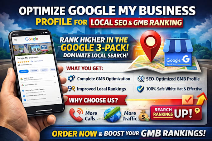 optimize google my business profile for local seo  optimization and gmb ranking