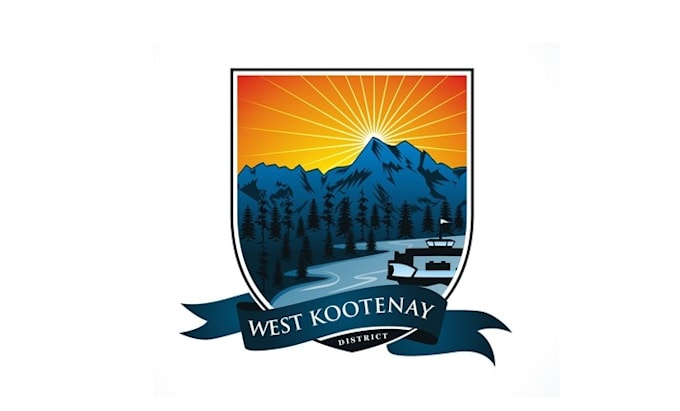 design super west kootenay district team logo