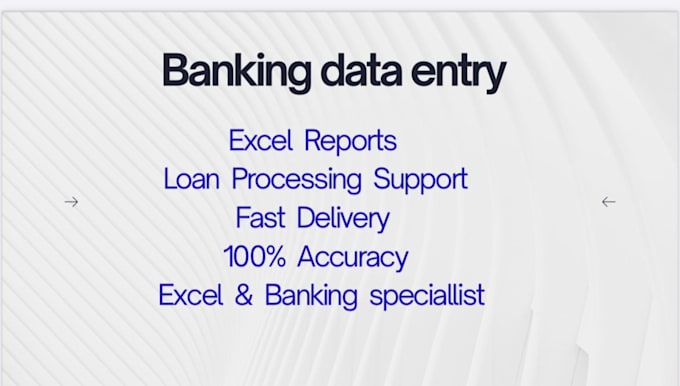 do banking operation,mis reports
