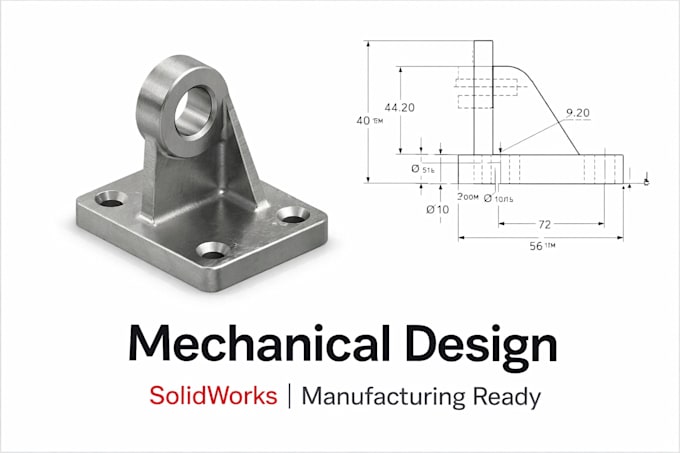 design mechanical parts in solidworks